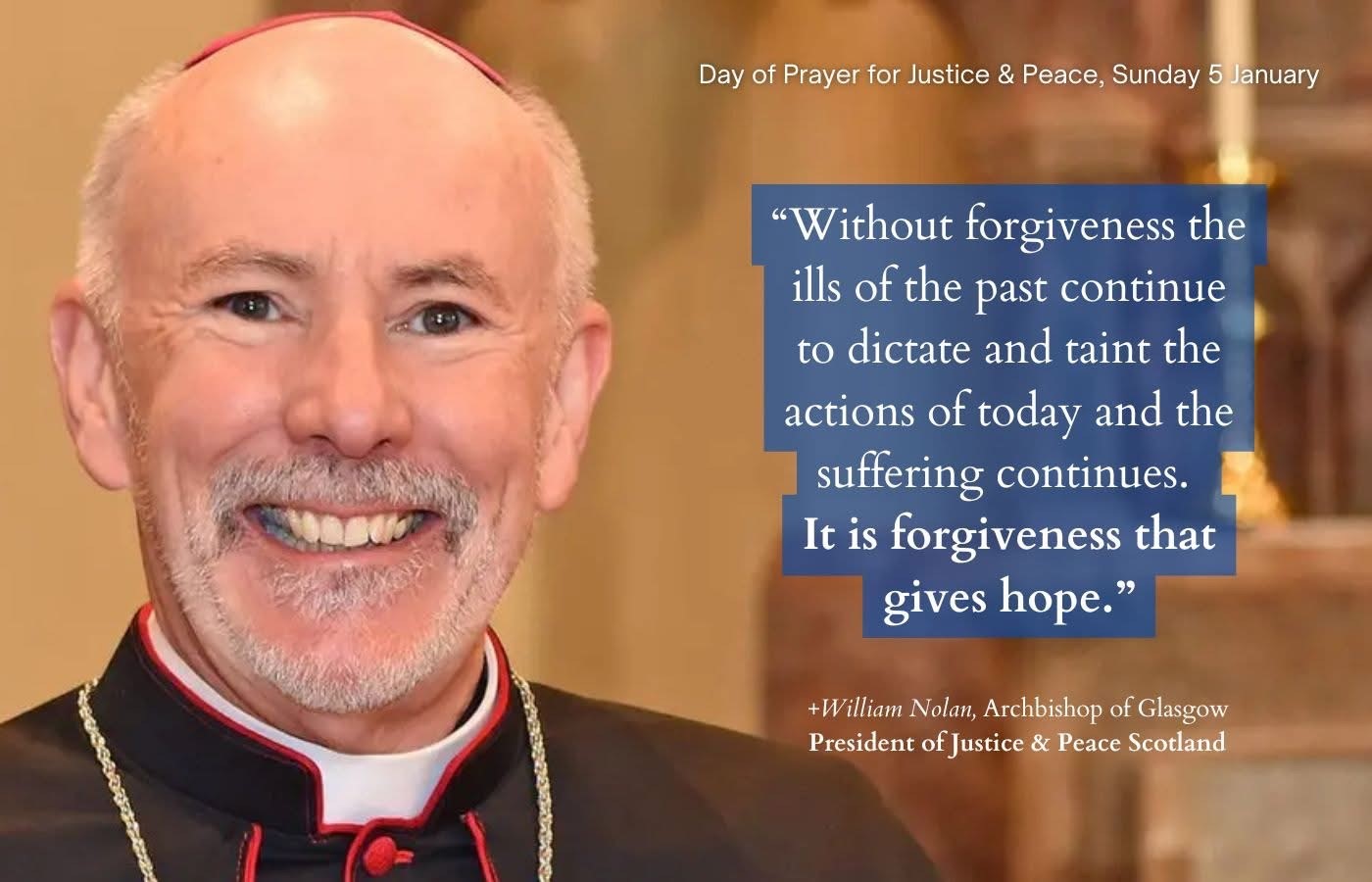 Archbishop's Letter on Justice and Peace and Forgiveness