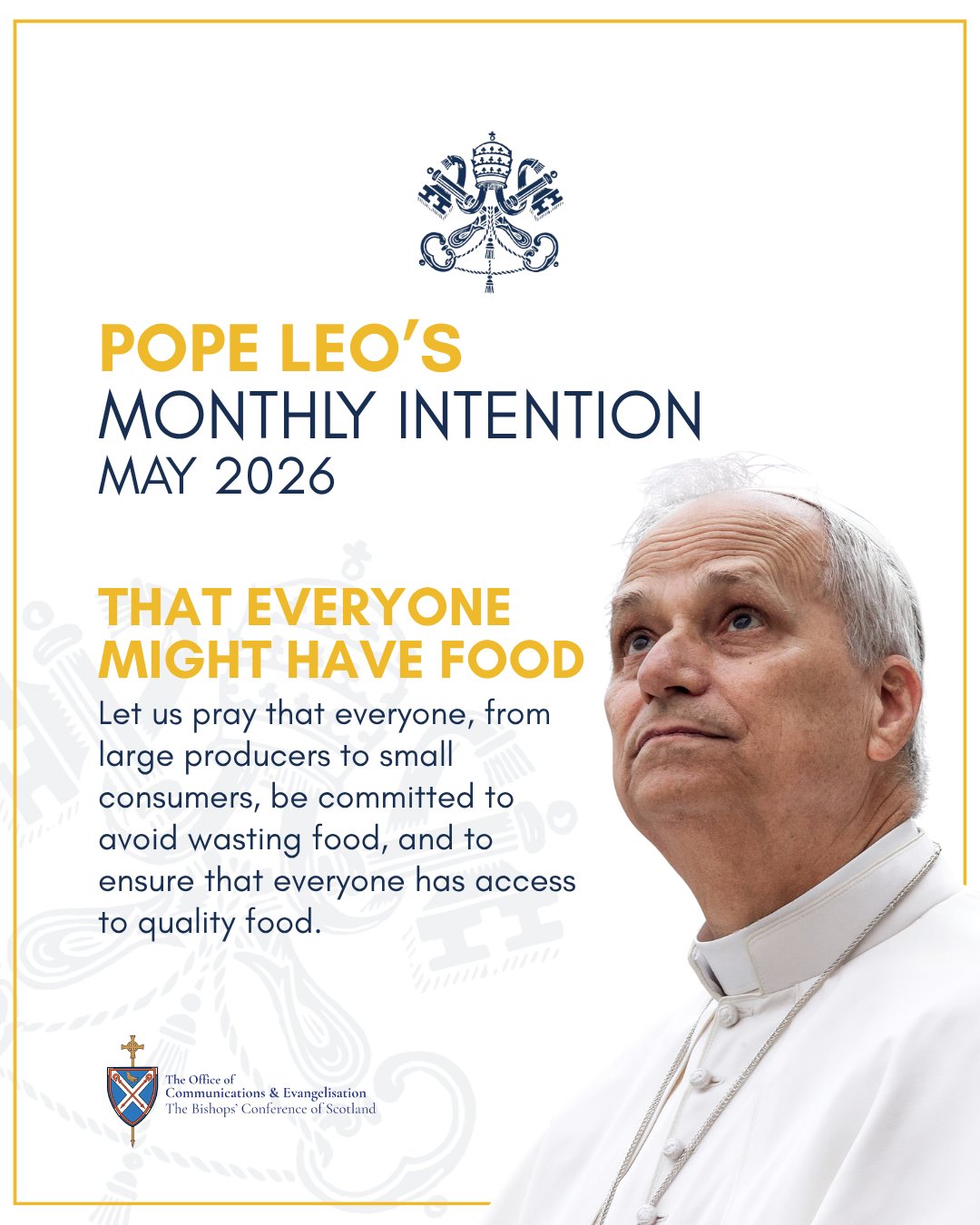 Pope's Intentions for May